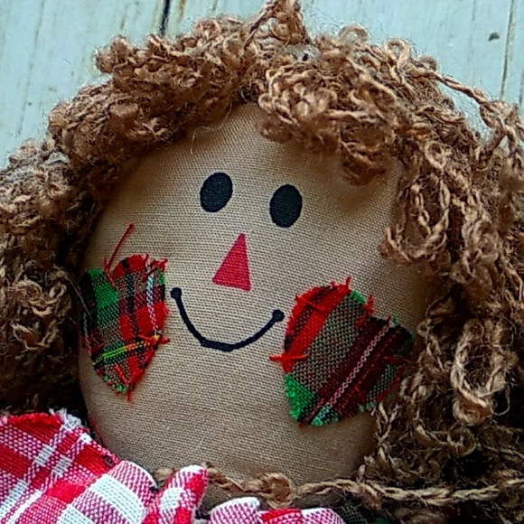 Primitive Farmhouse Country Raggedy Ann Doll - Picture 5 of 7